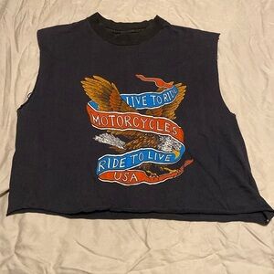 Harley-Davidson Amarillo, Texas H-D Specialist Custom men’s cutoff tshirt size L